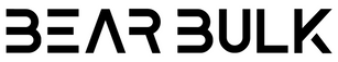 Black 'Bear Bulk' logo on a white background