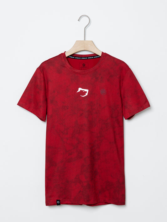 RED ACTIVEWEAR T-SHIRTS